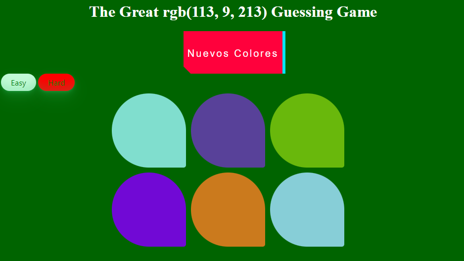 Proyecto 1 - Color Game